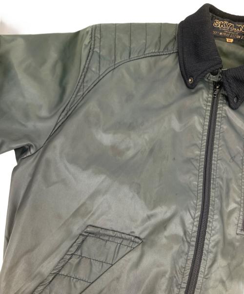 ISSEY MIYAKE SKYLINE（イッセイ ミヤケ スカイライン）ISSEY MIYAKE SKYLINE (イッセイ ミヤケ スカイライン) ドライビングジャケット グリーン サイズ:Mの古着・服飾アイテム