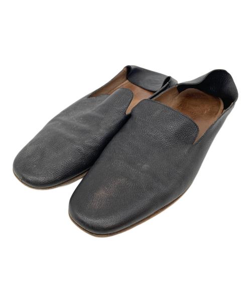 LOEWE（ロエベ）LOEWE (ロエベ) レザースリッポン ブラック サイズ:41の古着・服飾アイテム