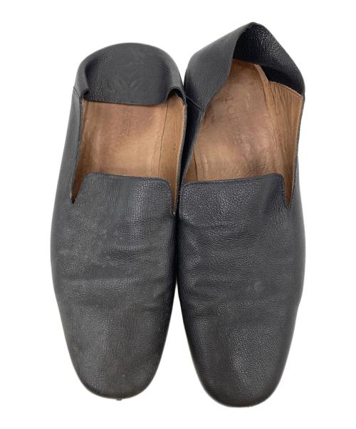 LOEWE（ロエベ）LOEWE (ロエベ) レザースリッポン ブラック サイズ:41の古着・服飾アイテム