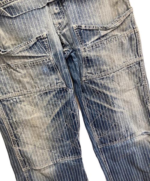 JELADO（ジェラード）JELADO (ジェラード) デニムダブルニーオーバーオール インディゴ サイズ:-の古着・服飾アイテム