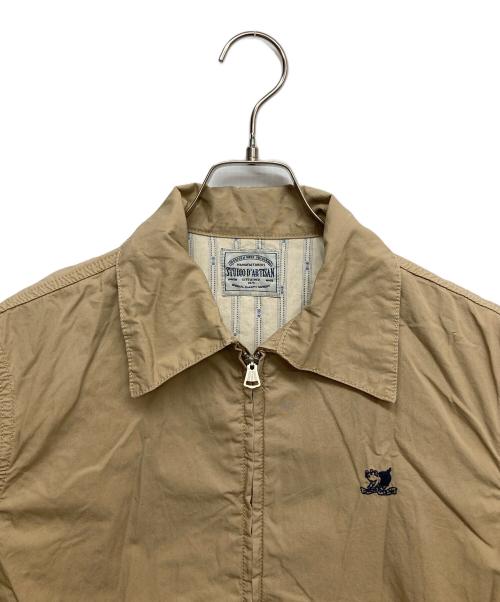 STUDIO D'ARTISAN（ステュディオダルチザン）STUDIO D'ARTISAN (ステュディオダルチザン) スイングトップ ベージュ サイズ:40の古着・服飾アイテム