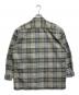 ISSEY MIYAKE the shirts (イッセイミヤケザシャツ) フロントラップチェックシャツ グレー サイズ:M：8000円