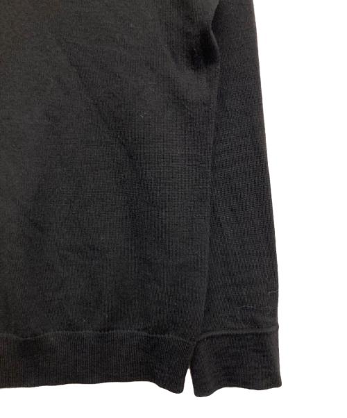 BURBERRY BLACK LABEL（バーバリーブラックレーベル）BURBERRY BLACK LABEL (バーバリーブラックレーベル) ハーフジップニット ブラック サイズ:2の古着・服飾アイテム