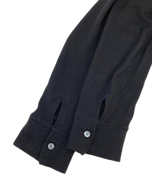 BURBERRY BLACK LABEL（バーバリーブラックレーベル）BURBERRY BLACK LABEL (バーバリーブラックレーベル) ハーフジップニット ブラック サイズ:2の古着・服飾アイテム