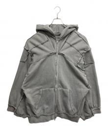 SURGERY（サージェリー）の古着「remake over pigment hood jacket VER.2」｜グレー