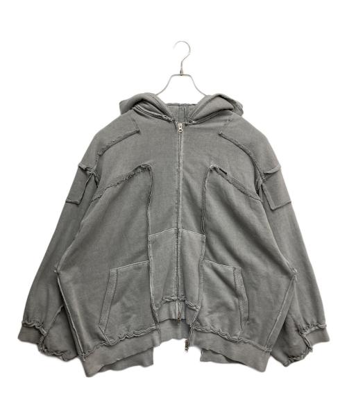 SURGERY（サージェリー）SURGERY (サージェリー) remake over pigment hood jacket VER.2 グレー サイズ:無しの古着・服飾アイテム