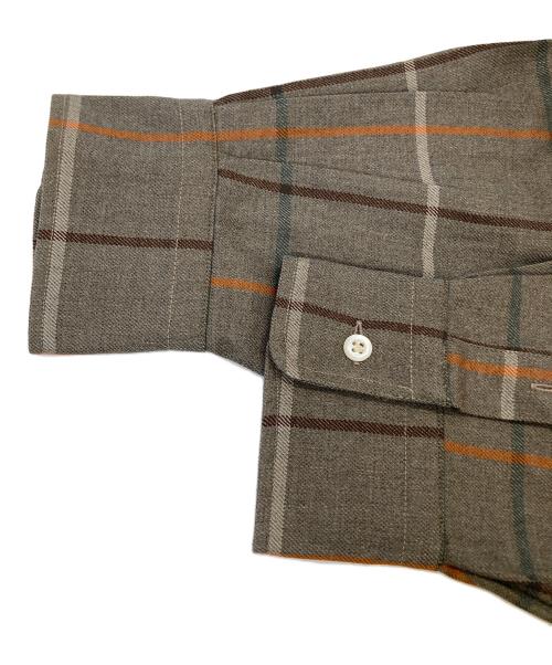 Burberry's（バーバリーズ）Burberry's (バーバリーズ) チェックシャツ　長袖シャツ　シャツ ブラウン サイズ:Lの古着・服飾アイテム