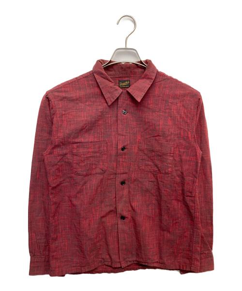 TENDERLOIN（テンダーロイン）TENDERLOIN (テンダーロイン) オープンカラーシャツ レッド サイズ:XSの古着・服飾アイテム
