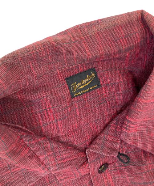 TENDERLOIN（テンダーロイン）TENDERLOIN (テンダーロイン) オープンカラーシャツ レッド サイズ:XSの古着・服飾アイテム