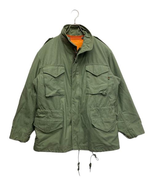 ALPHA（アルファ）ALPHA (アルファ) ライナー付きフィールドジャケット グリーン サイズ:Mの古着・服飾アイテム