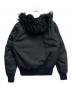 DIESEL (ディーゼル) フーデッドパフジャケット ブラック サイズ:M：12000円