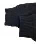 中古・古着 YOKE (ヨーク) 3/4 FRONT ZIP HIGHNECK RIB SWEATER ブラック サイズ:3：17000円