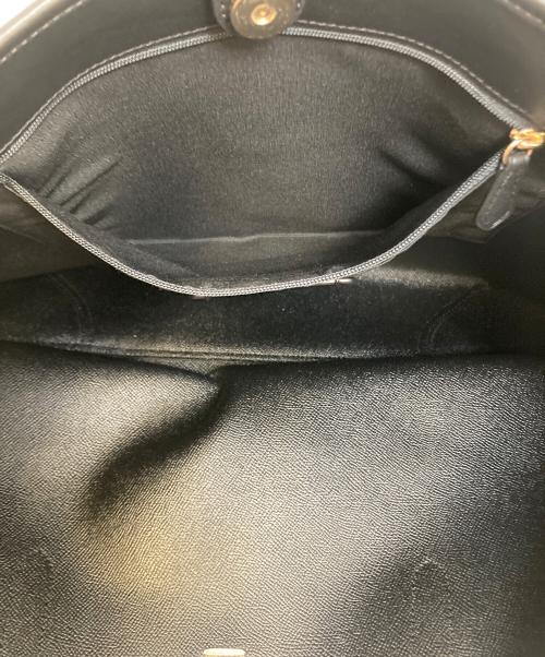 COACH（コーチ）COACH (コーチ) シグネチャートートバッグ ブラック×ブラウンの古着・服飾アイテム
