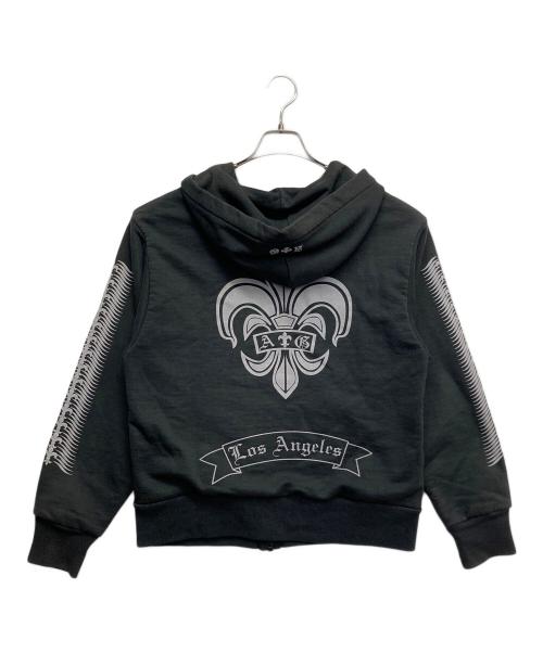 A&G（エーアンドジー）A&G (エーアンドジー) 90’S裏サーマルジップパーカー ブラック サイズ:Mの古着・服飾アイテム