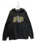 stussy（ステューシー）の古着「スカルロゴプルオーバーパーカー」｜ブラック