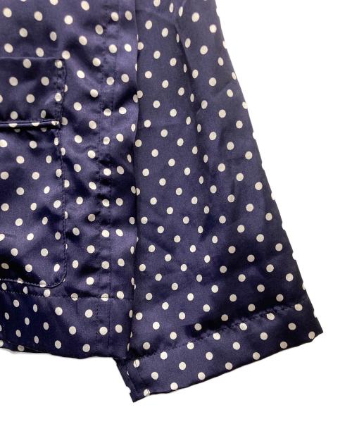 COMME des GARCONS GIRL（コムデギャルソンガール）COMME des GARCONS GIRL (コムデギャルソンガール) ドットブラウス ネイビー サイズ:XSの古着・服飾アイテム