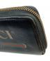中古・古着 GUCCI (グッチ) GG ロゴラウンドファスナー長財布 ブラック：15000円