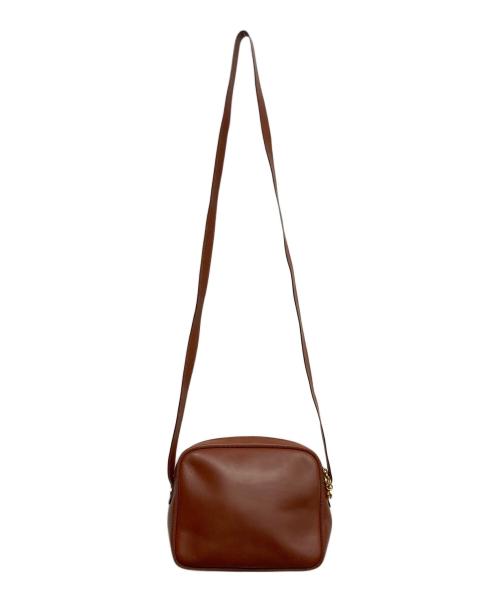 Salvatore Ferragamo（サルヴァトーレ フェラガモ）Salvatore Ferragamo (サルヴァトーレ フェラガモ) ヴァラレザーショルダーバッグ ブラウンの古着・服飾アイテム