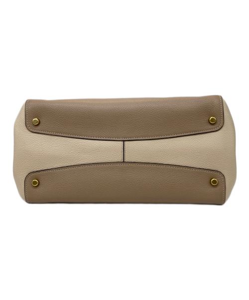 COACH（コーチ）COACH (コーチ) ハドリー ホーボー カラーブロック トートバッグ ベージュの古着・服飾アイテム