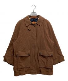 Burberry's（バーバリーズ）の古着「ウールステンカラーコート」｜ブラウン
