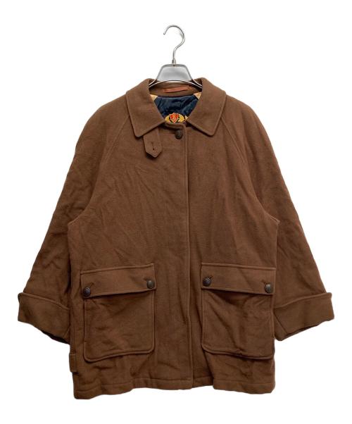 Burberry's（バーバリーズ）Burberry's (バーバリーズ) ウールステンカラーコート ブラウン サイズ:-の古着・服飾アイテム