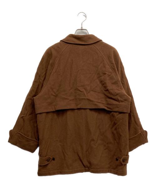 Burberry's（バーバリーズ）Burberry's (バーバリーズ) ウールステンカラーコート ブラウン サイズ:-の古着・服飾アイテム
