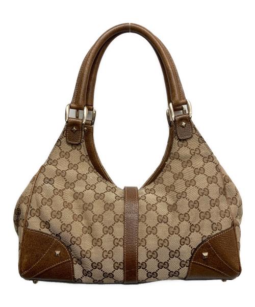 GUCCI（グッチ）GUCCI (グッチ) ワンショルダーバッグ ブラウンの古着・服飾アイテム
