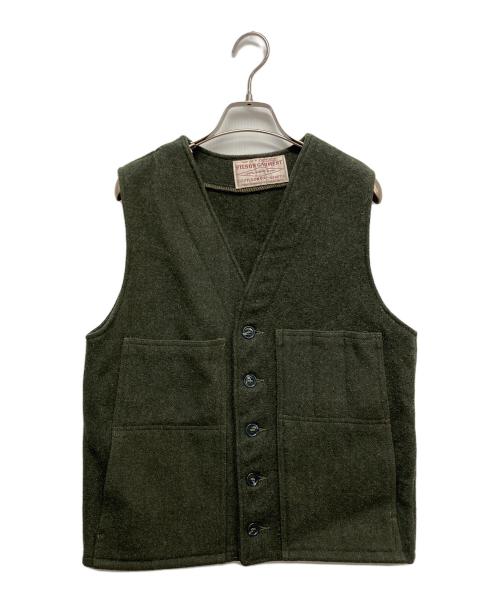FILSON GARMENT（フィルソン ガーメント）FILSON GARMENT (フィルソン ガーメント) ウールハンティングベスト オリーブ サイズ:-の古着・服飾アイテム