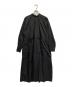 the last flower of the afternoon（ザ ラスト フラワー オブ ザ アフタヌーン）の古着「繊翳なる gathered neck smock dress」｜ブラック