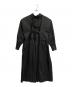 the last flower of the afternoon (ザ ラスト フラワー オブ ザ アフタヌーン) 繊翳なる gathered neck smock dress ブラック サイズ:- 未使用品：12000円