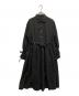 the last flower of the afternoon（ザ ラスト フラワー オブ ザ アフタヌーン）の古着「残る雨痕gather shirt dress」｜ブラック