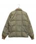 Eddie Bauer (エディーバウアー) 襟 コーデュロイ 切替 キルティング ダウン ジャケット ベージュ サイズ:-：10000円