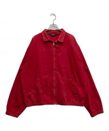 POLO RALPH LAUREN（ポロ・ラルフローレン）の古着「スイングトップ」｜レッド