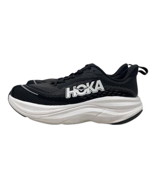 HOKAONEONE（ホカオネオネ）HOKAONEONE (ホカオネオネ) SKYFLOW WIDE ホワイト×ブラック サイズ:26の古着・服飾アイテム
