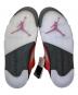 中古・古着 NIKE (ナイキ) Air JORDAN 5 RETRO レッド×ブラック サイズ:27.5：12000円
