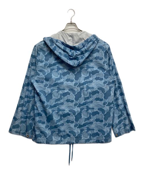 REMI RELIEF（レミレリーフ）REMI RELIEF (レミレリーフ) カモ柄パーカー インディゴ サイズ:Lの古着・服飾アイテム