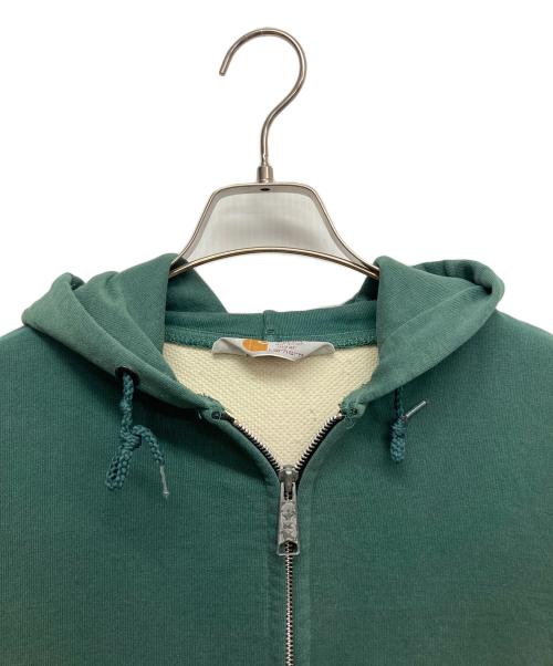 CarHartt（カーハート）CarHartt (カーハート) ジップパーカー グリーン サイズ:不明(実寸サイズをご確認ください)の古着・服飾アイテム