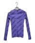 BALENCIAGA（バレンシアガ）の古着「All Over Logo Crewneck Sweater」｜パープル