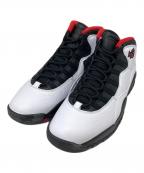 NIKEナイキ）の古着「AIR JORDAN 10 RETRO」｜ブラック×ホワイト