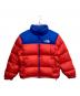 THE NORTH FACE（ザ ノース フェイス）の古着「ダウンジャケット」｜レッド×ブルー
