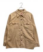 LEVI'S VINTAGE CLOTHINGリーバイス ビンテージ クロージング）の古着「２ポケットワークシャツ」｜ブラウン