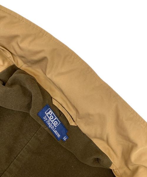 RALPH LAUREN（ラルフローレン）RALPH LAUREN (ラルフローレン) ミドルジップアップジャケット ベージュ サイズ:LLの古着・服飾アイテム