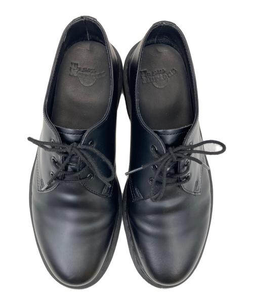 Dr.Martens（ドクターマーチン）Dr.Martens (ドクターマーチン) 3ホールレザーシューズ ブラック サイズ:UK8の古着・服飾アイテム