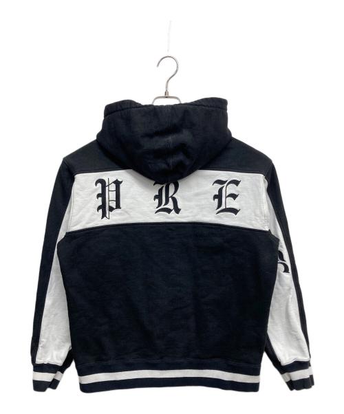 SUPREME（シュプリーム）Supreme (シュプリーム) OLD ENGLISH ZIP HOODIE ホワイト×ブラック サイズ:Sの古着・服飾アイテム
