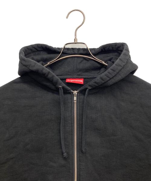 SUPREME（シュプリーム）Supreme (シュプリーム) OLD ENGLISH ZIP HOODIE ホワイト×ブラック サイズ:Sの古着・服飾アイテム