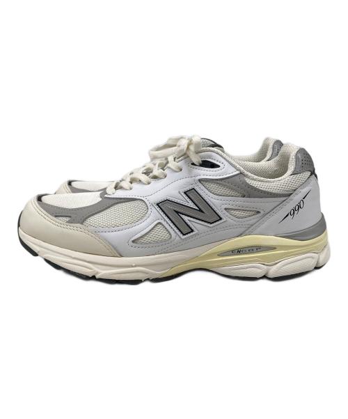 NEW BALANCE（ニューバランス）NEW BALANCE (ニューバランス) ローカットスニーカー ホワイト サイズ:28の古着・服飾アイテム