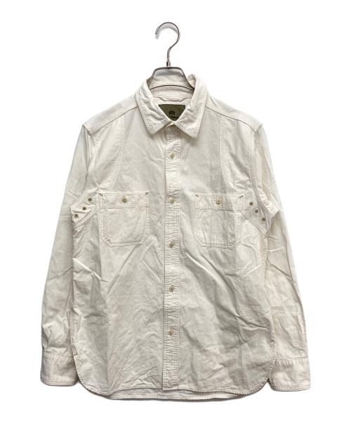 NIGEL CABOURN（ナイジェルケーボン）NIGEL CABOURN (ナイジェルケーボン) ニューメディカルシャツ アイボリー サイズ:46の古着・服飾アイテム