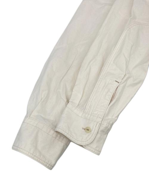 NIGEL CABOURN（ナイジェルケーボン）NIGEL CABOURN (ナイジェルケーボン) ニューメディカルシャツ アイボリー サイズ:46の古着・服飾アイテム