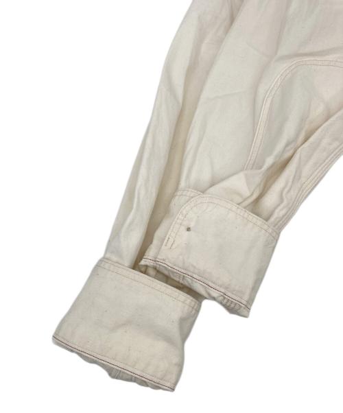 NIGEL CABOURN（ナイジェルケーボン）NIGEL CABOURN (ナイジェルケーボン) ニューメディカルシャツ アイボリー サイズ:46の古着・服飾アイテム