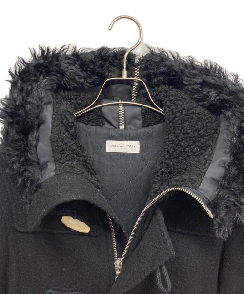 DRIES VAN NOTEN（ドリスヴァンノッテン）DRIES VAN NOTEN (ドリスヴァンノッテン) ダッフルN-2Bショートジャケット ブラック サイズ:Sの古着・服飾アイテム